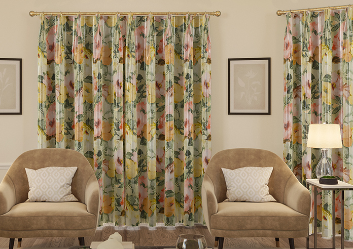 Amelia Faux Silk, Honeydew - Made to Measure Curtain - Image 7